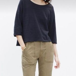 Madewell boxy 3/4 sleeve